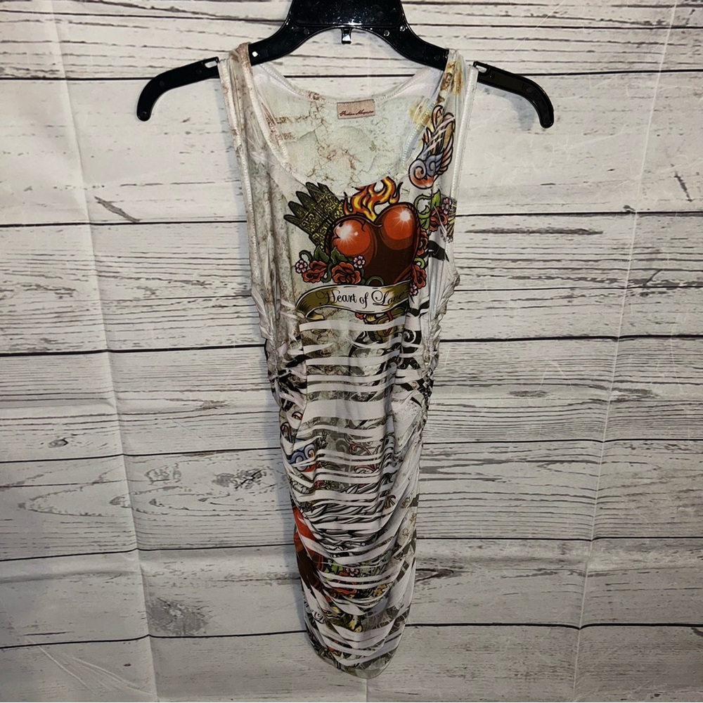 Graphic heart of love Dress